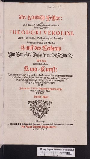 Der Kůnstliche Fechter vol. 3 (Theodori Verolini) 1679.pdf