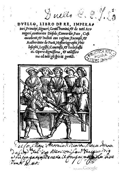 File:Duello, libro de re (Paride de Pozzo) 1521.pdf