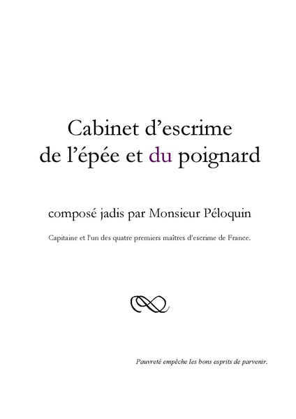 File:Le cabinet d'escrime du Capitaine Peloquin.pdf