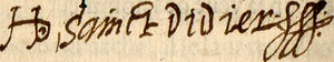 Henry de Sainct Didier sig.png