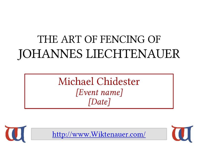 File:The Art of Fencing of Johannes Liechtenauer slides (09-2016).pdf