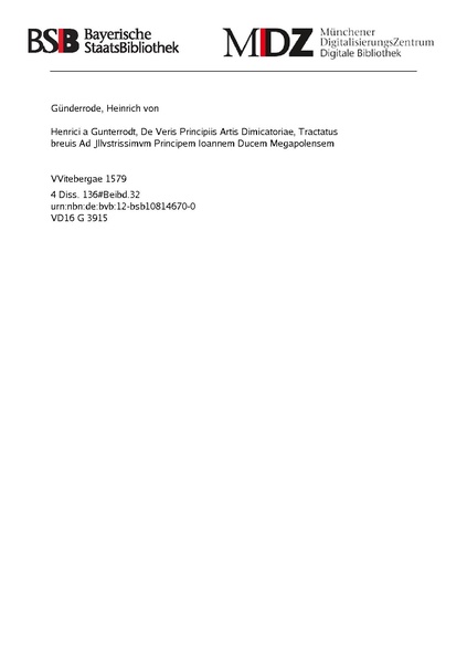 File:De Veris Principiis Artis Dimicatoriae (Heinrich von Gunterrodt) 1579.pdf